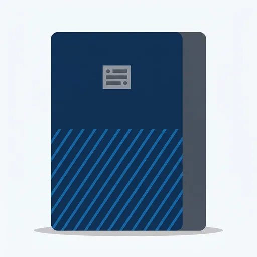 WD 6TB My Passport Ultra Blue, Portable External Hard Drive, Backup Software with Defense Against ransomware, and Password Protection, USB-C and USB 3.1 - WDBEJA0060BBL-WESN
