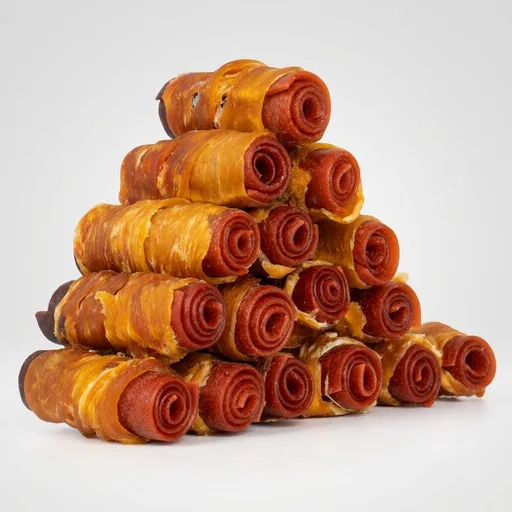MON2SUN Rawhide-Free Triple Flavor Chicken, Duck & Beef Rolls Dog Treats - Made with Real Meat, 3 Inch Easily Digestible Healthy Snacks for Small Dogs, 21.16 oz