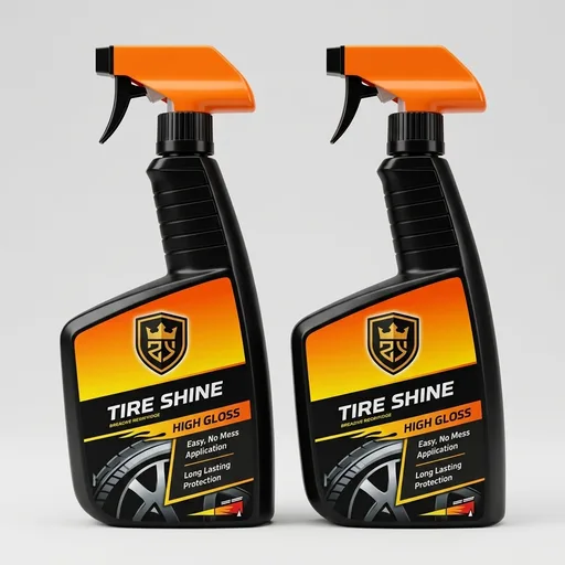 Armor AllTire Shine Spray, Even Shine, Minimal Overspray, 2 Count | No-wipe formula for clean, dry tires; apply after cleaner and let dry for 5 mins and elevate