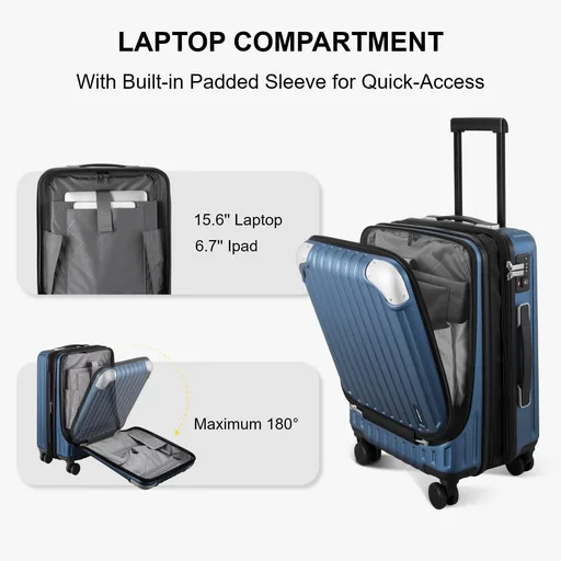 LEVEL8 Grace Carry-On Luggage