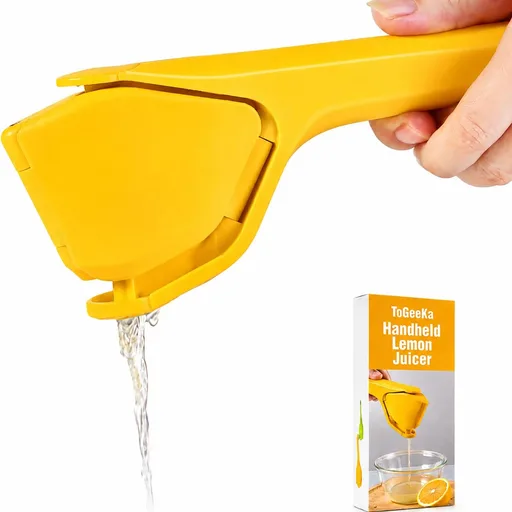 Lemon Squeezer, Effortless Manual Flat Lime Juicer Squeezer, Hand Citrus Press, Folds Design For Saving Space Storage, Easy to Make Juice From Lemon, Lime, Cirtus, Orange, Fruits