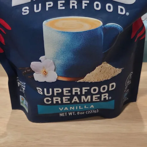Laird Superfood Non-Dairy Original Superfood Vanilla Coconut Powder Coffee Creamer, Gluten Free, Non-GMO, Vegan, 8 oz. Bag, Pack of 1
