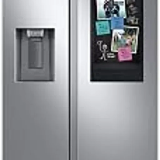 Samsung26.7 Cu. Ft. Large Capacity Side-By-Side Refrigerator with Family Hub, Stainless Steel, RS27T5561SR/AA