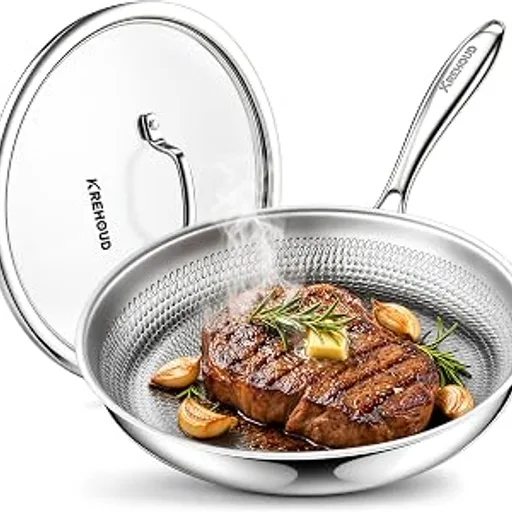 Okura Titanium 12" Frying Pan with Lid