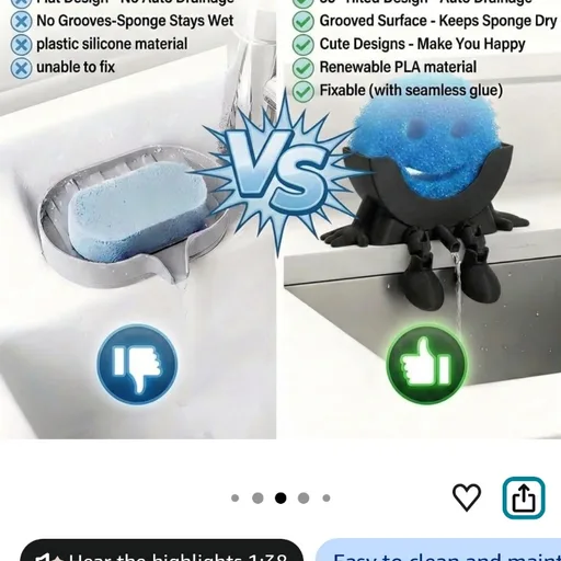 Creative Drainage Sponge Holder
