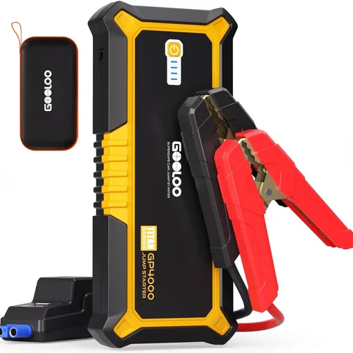 GOOLOO GP4000 Jump Starter - 4000A 12V Car Battery Jumper Starter Portable