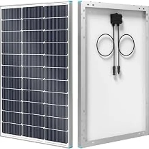 Renogy 100 Watt Solar Panel N-Type, 16BB 25% High-Efficiency | 100W Solar Panel for RV, Upgraded Smaller & Lighter Design, Save Space on RV, Marine, Boat, Trail