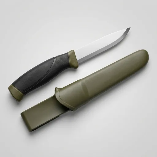 Morakniv Companion Carbon Steel Fixed-Blade Knife with Sheath