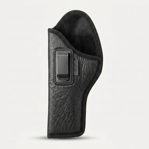 Houston Gun Holsters IWB Holster, Desert Eagle 6 in | Concealed Carry IWB Holster, ECO Leather, Suede Interior, Metal Clip, Fits Desert Eagle .50 AE, .357, .44, 6 in