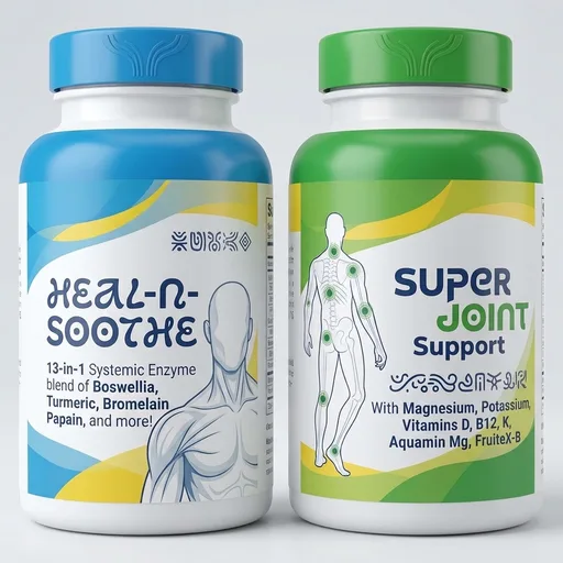 HEAL-N-SOOTHE & Super Joint Support Supplements Bundle