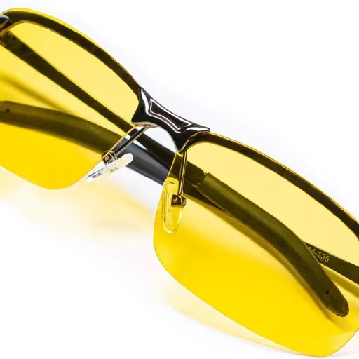 Night Driving Glasses Anti Glare Polarized - Night Vision Tac Glasses - Stylish Case for Driving Nighttime