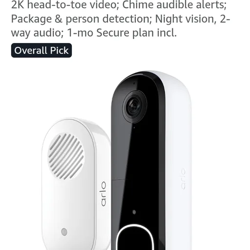 Arlo Video Doorbell 2K (2nd Gen)