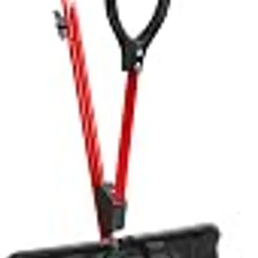 Snow Joe Snow Shovel with 18-Inch Blade and Assist Handle, SJ-SHLV01-RED