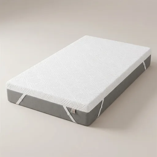 BedsPick Twin XL Mattress Topper, 3 Inch Gel Memory Foam Topper for Dorm & College Students, Foam Pad with Non-Slip Washable Cover & Adjustable Straps, Pressure Relief, CertiPUR-US Certified, White