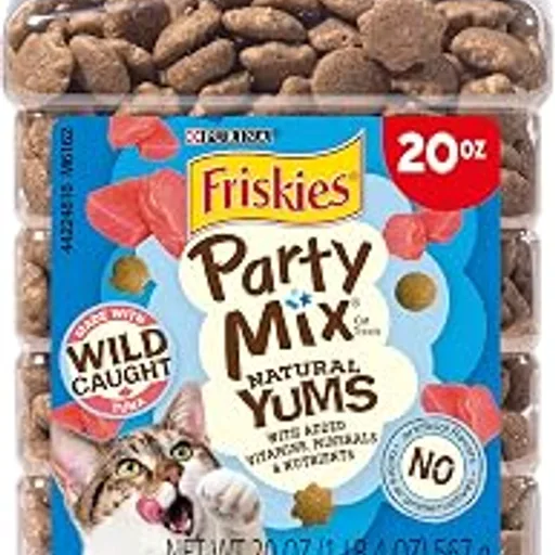 Friskies Purina Party Mix Natural YUMS Tuna Cat Treats
