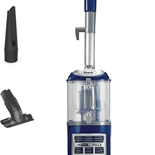 Shark Upright Vacuum Cleaner | Navigator Lift-Away Deluxe | Pet Hair, Carpet & Hard Floor Cleaning | Upholstery & Crevice Tool | HEPA Filter | Swivel Steering | Large Dust Cup Capacity | Blue | NV360
