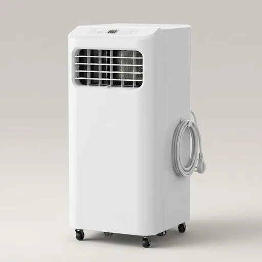 Hisense Portable Air Conditioner 6,000 BTU Cooling Dehumidifier Fan for Smaller Room up to 250 sq ft, Remote Control, White (Renewed)