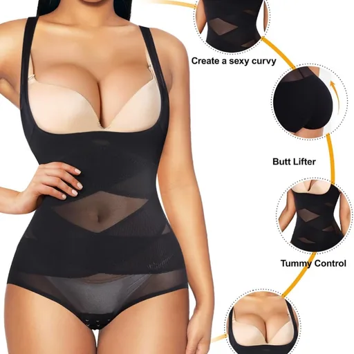 Shapewear Bodysuit for Women Tummy Control Waist Trainer Body Shaper Girdle
