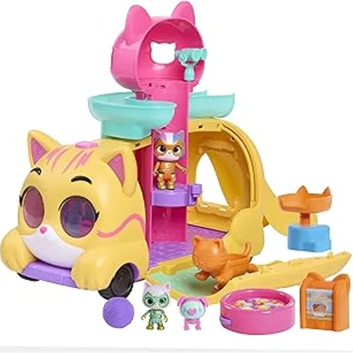 Disney Junior SuperKitties Purr ‘N’ Go Lights and Sounds Playset