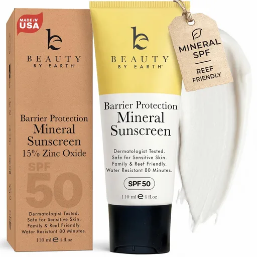 Mineral Body Sunscreen SPF 50 - Non-Nano Zinc Oxide, No Chemical Filters