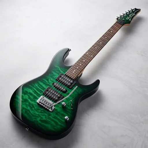 Ibanez GIO Series GRX70QA - Transparent Emerald Burst