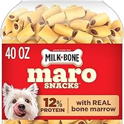 Milk-Bone MaroSnacks Small Dog Treats with Real Bone Marrow, 40 Oz.