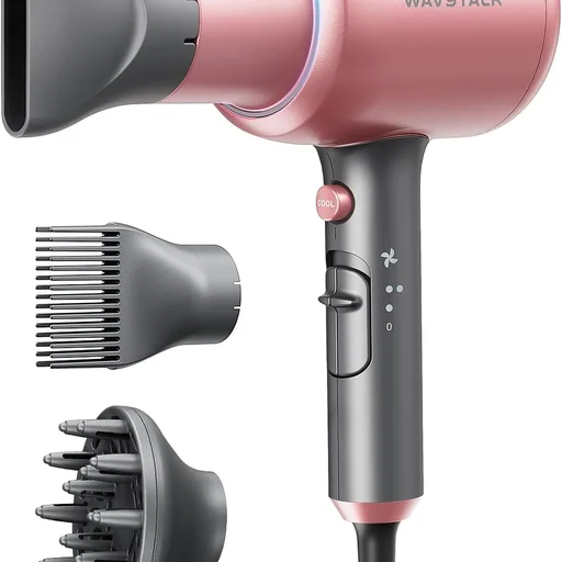Wavytalk Blown Away Ionic Hair Dryer with Diffuser for Curly Hair