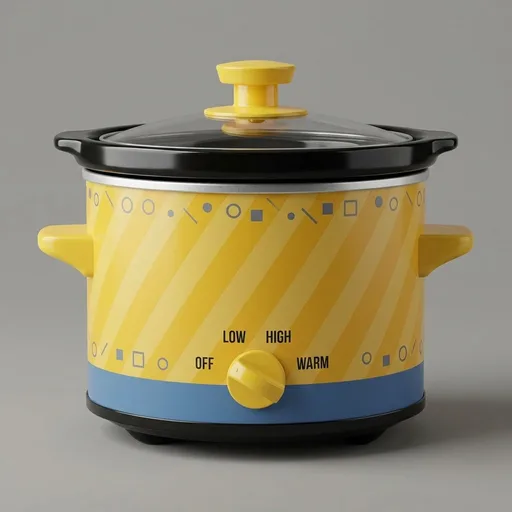 Uncanny Brands Despicable Me Minions 2qt Slow Cooker - Small Kitchen Appliance
