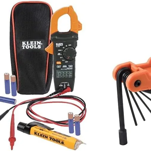 Klein Tools CL120VP Electrical Voltage Test Kit & 70550 Hex Key Set