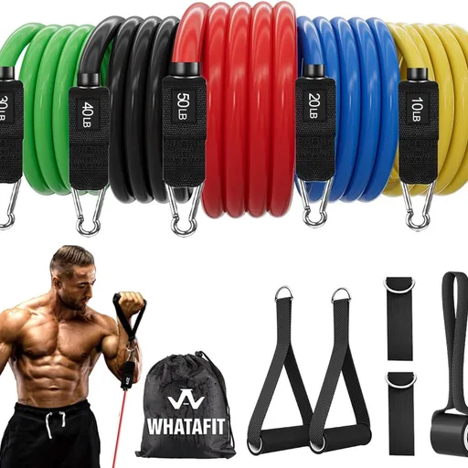 WHATAFIT Resistance Bands with Handles