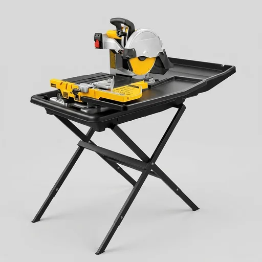 DEWALT Wet Tile Saw with Stand, 10-Inch, Corded (D24000S)