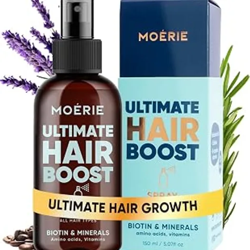 MoerieHair Growth Serum Spray for Men and Women, Hair Loss Solution with Biotin and Rosemary, Thickening Serum for Hair Regrowth and Thinning Hair - Ultimate Sc