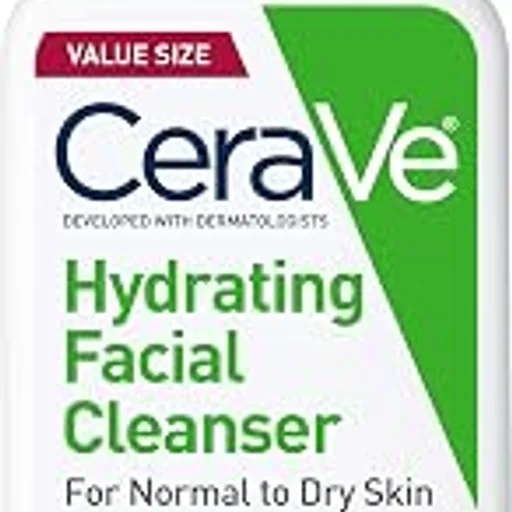 CeraVe Hydrating Cleanser with Hyaluronic Acid, Gentle Face Cleanser,16oz