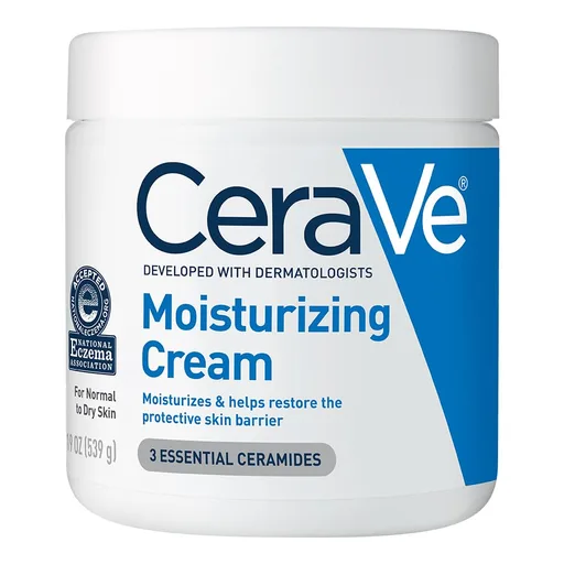 CeraVe Moisturizing Cream, Face Moisturizer & Body Cream, Skin care, 19oz | Hyaluronic Acid For Instant Hydration, Skin Barrier Repair, Ceramide Moisturizer, Fragrance Free, Non-Comedogenic, Daily Use