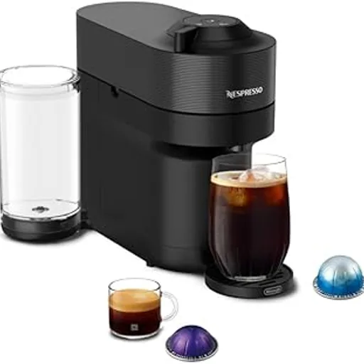 NespressoVertuo Pop+ Coffee Machine & Samra Origins Pods by De'Longhi | Liquorice black machine by De'Longhi with The Weeknd's Togetherness Blend: 20 light roas