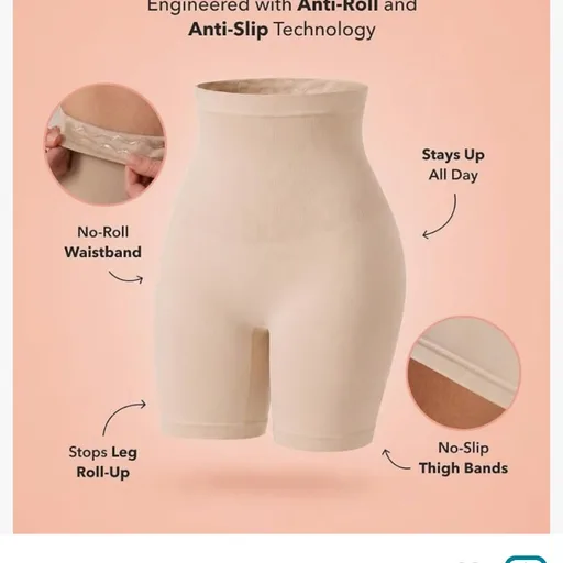 SHAPERMINT High-Waisted Shapewear Tummy Control Shorts