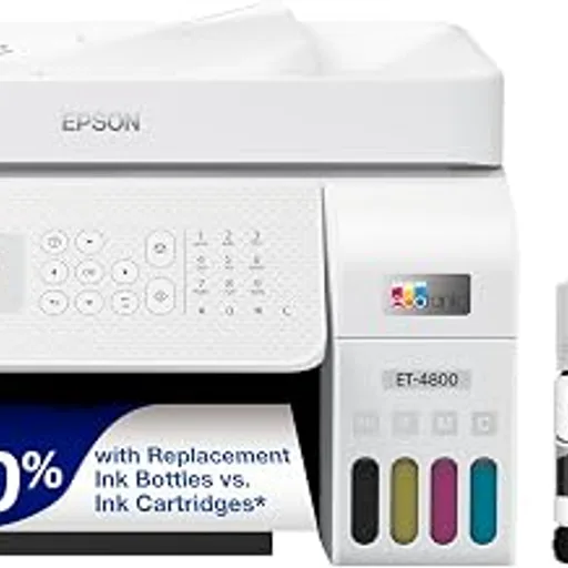 EpsonEcoTank ET-4800 Wireless Color All-in-One Supertank Printer