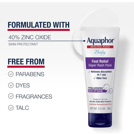 Aquaphor Baby Diaper Rash Paste