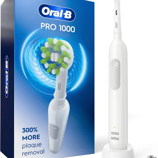 Oral-B Pro 1000 Rechargeable Electric Toothbrush, White