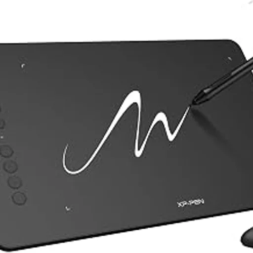 XPPen Deco 01 V3 10x6 Drawing Tablet, 16K Battery-Free Stylus, 8 Keys