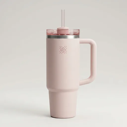 STANLEY Quencher H2.0 Tumbler with Handle and Straw 30 oz | Flowstate 3-Position Lid | Cup Holder Compatible for Travel | Insulated Stainless Steel Cup | BPA-Free | Rose Quartz 2.0