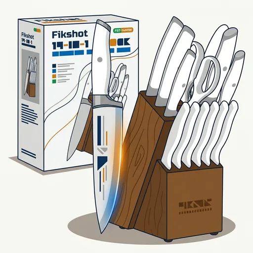 Fikshot 14-Piece Knife Set