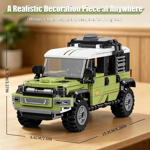 Off-Road Sport Car Building Set, Vehicle Model Kit
