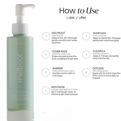 Zen Balance, Korean Skin Care Kit 6-Step, Complete skincare Routine