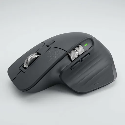 Logitech MX Master 3S Wireless Bluetooth Mouse, Ultra-Fast Scrolling 8K DPI