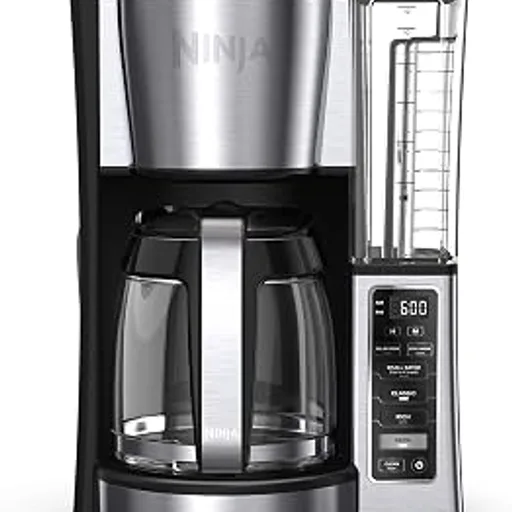 Ninja Fresh Brew Coffee Maker, 12 Cup Glass Carafe, Stainless Steel, CE251