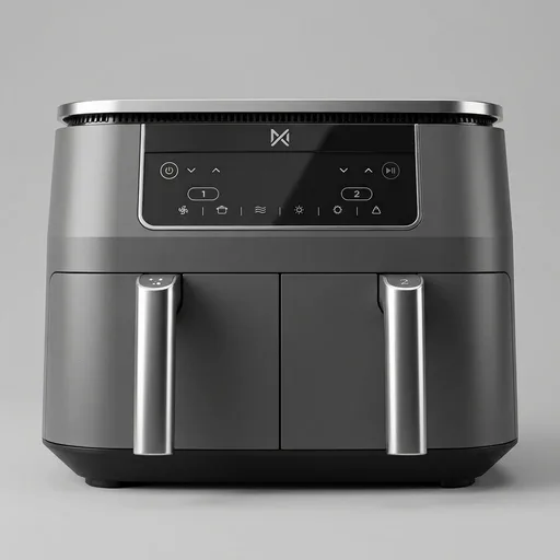Ninja Foodi Air Fryer, 8 Qt DualZone, 6-in-1, Grey, DZ201
