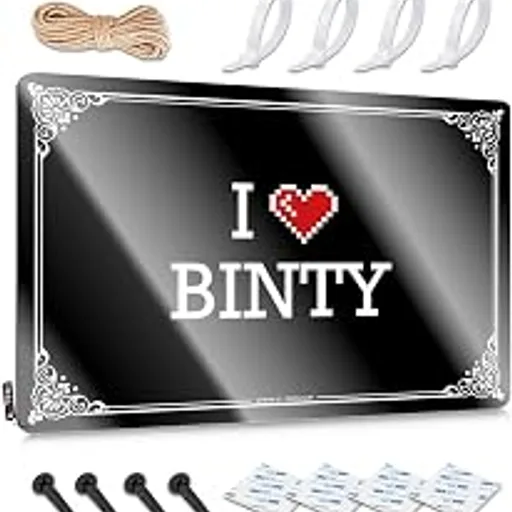 I Love Binty Tin Sign