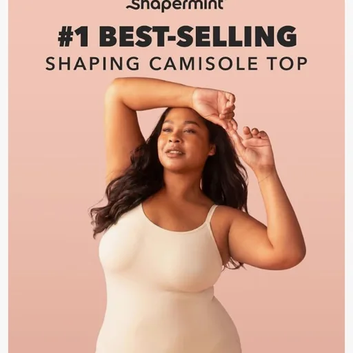 SHAPERMINT Scoop Neck Smoothing Cami, Shapewear Tank Top for Women