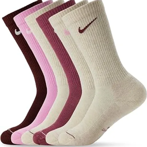 NikeAdult Dri-FIT Everyday Elevated Crew Socks (6-Packs) | Mens and Womens